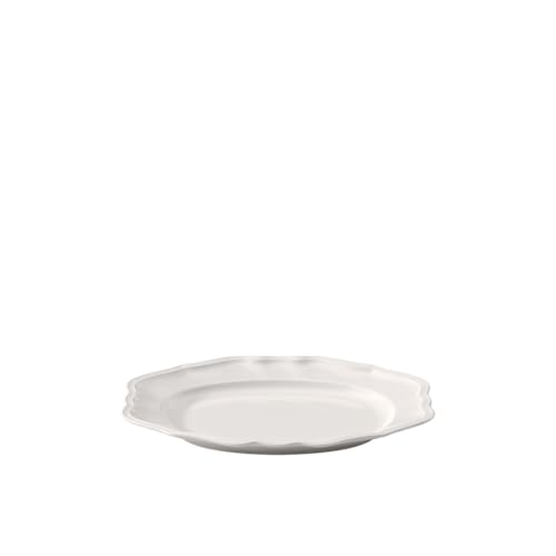 Villeroy & Boch Manoir Oval Platter, Premium Porcelain, Made in Germany, 14.5 x 10.25 in, White