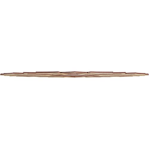 Image of Ekena Millwork 28 inchOD x 9 7 /8 inchID x 1 /4 inchT Augustus Wood Fretwork Pierced Ceiling Medallion, Hickory