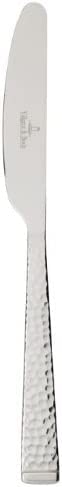 Villeroy & Boch Blacksmith Dessert/Vorspeisenmesser 6 Stück Nr. 1263870093 und 4er Set EKM Living Edelstahl Strohhalme