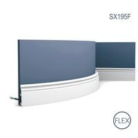 Plinthe intemporelle flexible SX195F rodapié moldeable para pintura de pared 3