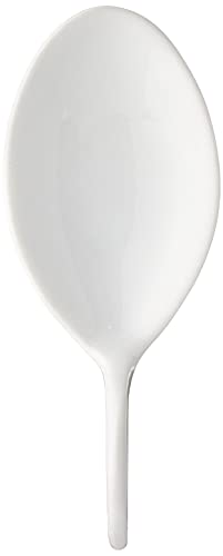 Image of Restaurantware-4 Inch Porcelain Tasting Spoons, 10 Fish Shape Porcelain Spoons - Microwave-Safe, Oven-Safe, White Tasting Spoon, Chip-Resistant, For Tastings Or Individual Portions