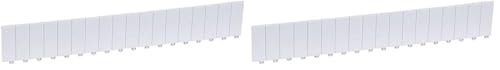 Legrand LEG01665 Obturateur 18 modules séparables Gris (Lot de 2)