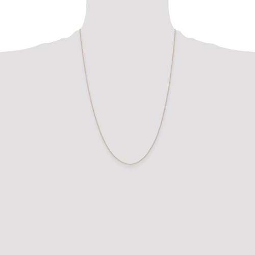IceCarats 14K Solid Yellow Gold 0.4mm Cable Rope Chain Twisted Link Necklace3