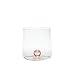 Produktbild Zafferano Bilia Glasbecher - Handgemachtes Transparent Glas, Verziert mit bunter Glaskugel im Inneren, cl 44 h 90mm d 88mm - Set 6 Stück - rosa, BA00108