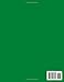Cornell Notes Notebook Plain Green Cover