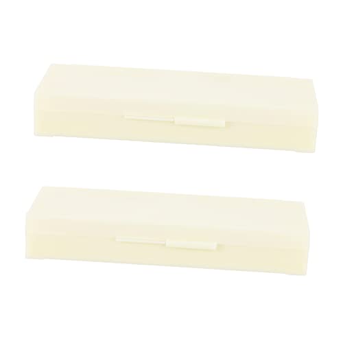 MUCKLILY 50 Slot Microscope Slide Storage Holder Sturdy Plastic Boxes for Secure Slide Protection and Storage