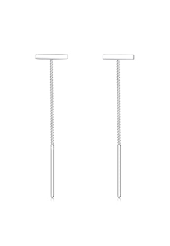 Elli Ohrringe Damen Ohrhänger Pull-Through Stab Geo Trend in 925 Sterling Silber – Ansicht 1