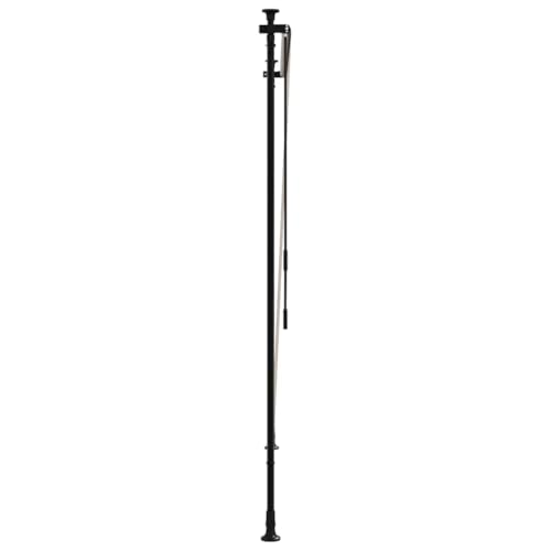 Store vertical rétractable manuel jaune et blanc en polyester résistant 200x270 - 5