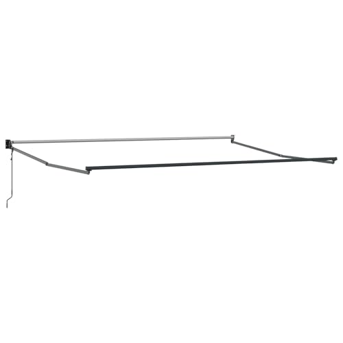 Store électrique 4 x 2 m bleu et blanc motorisé avec télécommande pour terrasse