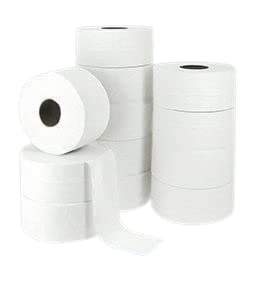 Papier toilette MINI JUMBO 2 plis 200m en ouate blanche DSTOCK60