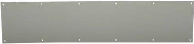 8 in. x 34 in. Satin Nickel Kickplate