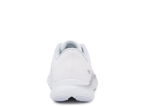 Image of New Balance Women's Fresh Foam X EVOZ v3 Running Shoe, White /Quartz Grey /Silver Metallic, 12 W