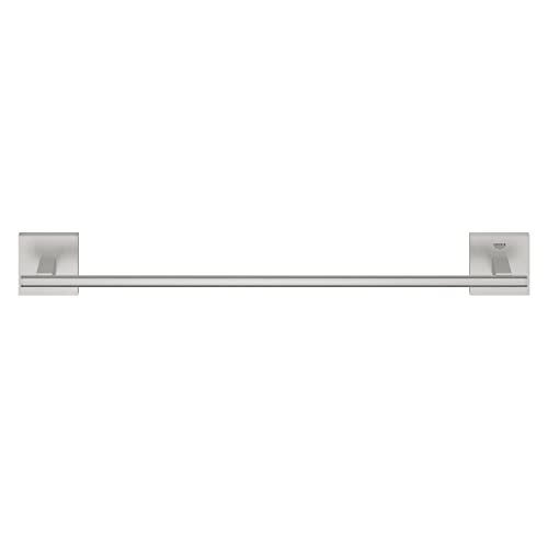 GROHE Start Cube Towel Rail, Bathroom Wall Mounted Towel Holder (Metal, Concealed Fastening, Including Screws and Dowels) - Image 3