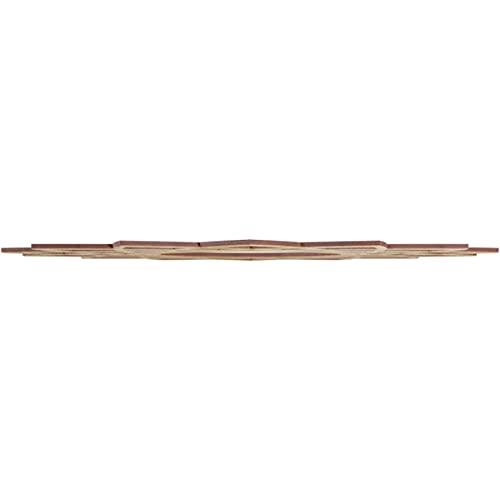 Image of Ekena Millwork 24 inchOD x 9 1 /4 inchID x 1 /4 inchT Eleanor Wood Fretwork Pierced Ceiling Medallion, Hickory