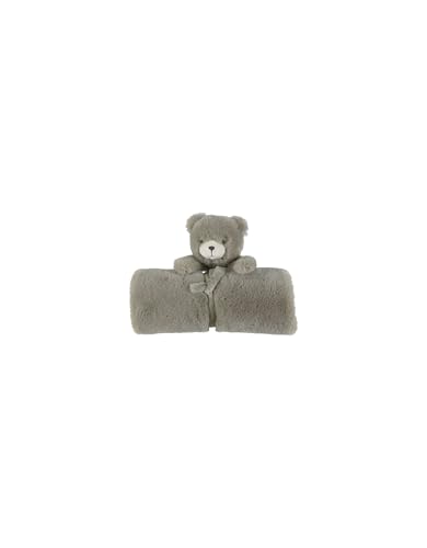 NOUKIE'S - Doudou XXL pour Enfant - Vert Kaki - Ours Orso - Peluche avec Couverture - Cadeau Naissance