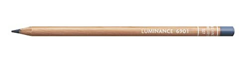 Image of CARAN DACHE LUMINANCE 6901 THE MOST LIGHTFAST PERMANENT COLOUR PENCIL EVER DESIGNED FOR PROFESSIONAL ARTIST (PAYNES GREY 60%)