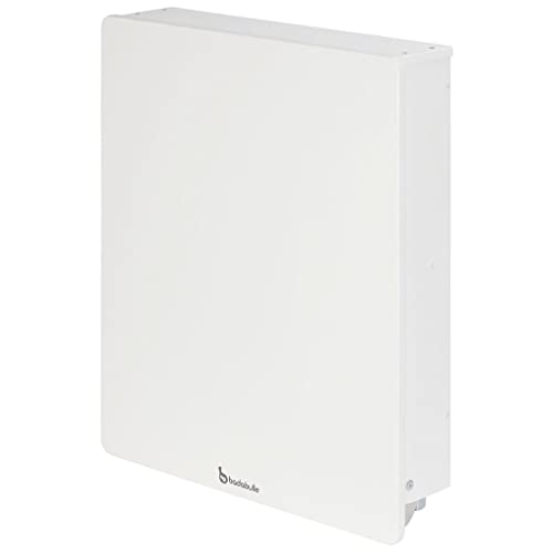 Wall Mounted Changing Table, fold Down Baby Changing Unit with Changing mat and Storage