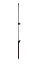 AdirPro Mini Prism Pole 5.1 ft. (1.55m) - Aluminum Mini Prism Rod Pro Series- Extendable Metal Prism Assembly - Ideal for Land Surveying and Total Station
