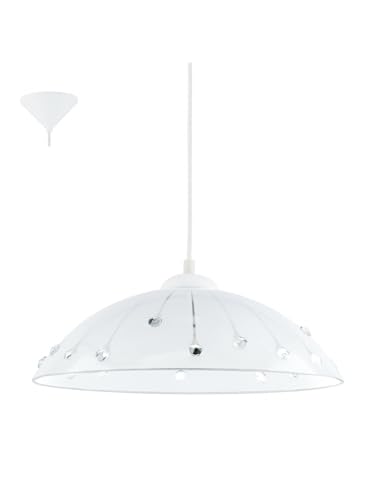 Suspension moderne en verre blanc GL0881, plafonnier haut de gamme pour salon