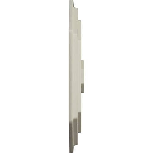 Image of Ekena Millwork CM25FECYF 25 1 /4 inchW X 17 1 /4 inchH X 1 3 /4 inchP Felix Ceiling Medallion, Clear /Yellow