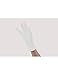 Seeksmile Adult Spandex Gloves Wrist Length Halloween Cosplay Costume Glove (Free Size, white)