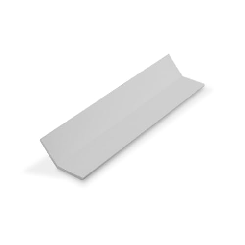Outwater Plastics 1952-Wh White 1'' X 1'' 135 Degree Plastic Even Leg Angle Moulding 36 Inch Lengths (Pack of 4)