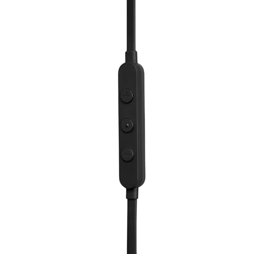 Image of JBL Tune 310C - Wired Hi-Res in-Ear Headphones, Tangle-Free Flat Cable, 3-Button Remote with Microphone (Black) (Pack of 10)