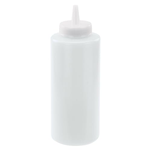 Winco Squeeze Bottles, 12-Ounce, Clear, Medium, 6-Piece