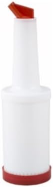 Drink & Bar Mix Pourer Red 1 qt 6 units