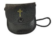 Small Burse for Pyx Religious Catholic, Snap Burse with Strap