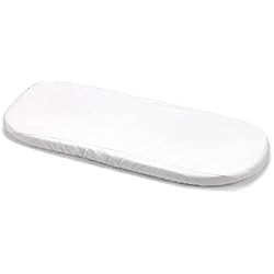 Sabanas Impermeables Transpirables Cambrass - sabana bajera Tencel, impermeable y ajustable - bajera protectora transpirable - fibras hipoalergénicas - máximo confort con termorregulación - moisés 35x80x7 cm blanco