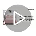Image of BEVI Bedsheet for Double Bed 300 TC Flat Bedsheet with 2 Pillow Covers Size-(90 inchx95 inch) Rose Pink