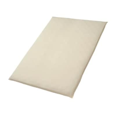 (ダブル)敷き布団カバー(羽毛布団を引き立てるやわらか超長綿使用)色:サンド 抗菌防臭加工