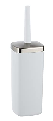 Wenko Barcelona Toilet Brush Holder White Completely Shatterproof, 36.5 x 9.6 x 9.6 cm