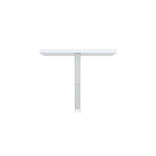 Image of Compal Wooden Finish Wall Mounted Folding Coffee and Tea, Drop-Leaf Folding Bed Side and Study, Mini Laptop Table for Home, Living Room, Office Table, Trestle Desk (White, Pack of 1)