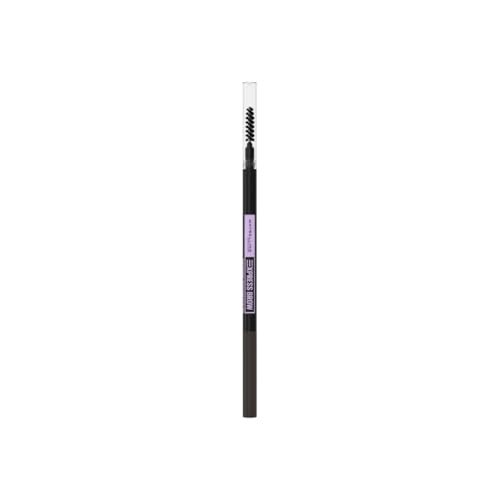 Maybelline Express Brow Ultra Slim Eyebrow Makeup, Brow Pencil with Precision Tip and Spoolie for Defined Eyebrows, Deep Brown, 1 Count
