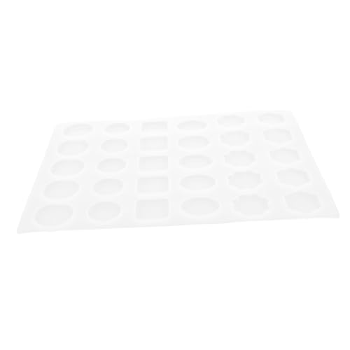 Gogogmee 30 Piece Geometric Wax Seal Mold Silicone Molding for Seals DIY Craft Tool