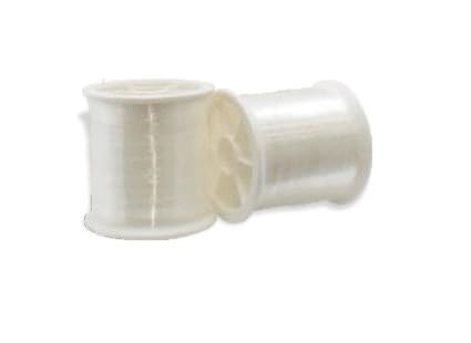 Hilo De Coser Transparente. Bobina De Hilo Transparente De 100 Metros. Poliamida De Calidad