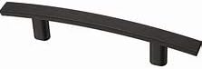Essentials 3 in. (76mm) Center-to-Center Classic Arch Matte Black Drawer Pull 10pk