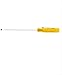 Klein Tools A130-3 Flat Head Screwdriver, 1/8-Inch Cabinet Tip with Pocket Clip, 3-Inch Shaft