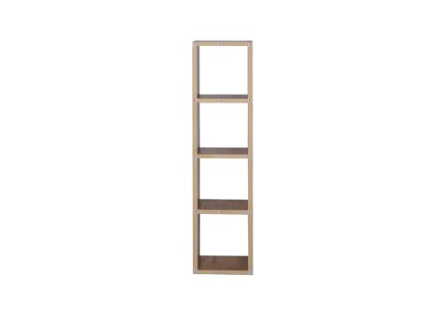 Image of SBF Furniture Tree Bookshelf Floor Standing Bookcase Free Standing Multipurpose Storage Rack for Books Magazines Organizer Showcase DIY (NEW MINI GHODO - Yellow, NEW MINI GHODO)