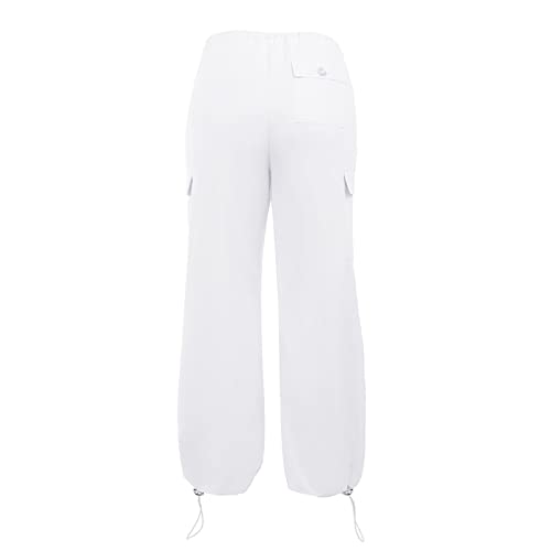 Pantalon cargo droit femme grande taille décontracté et ample chic - 5