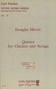Quintet for clarinet and strings avec parties séparées pour jouer tout de suite en quatuor