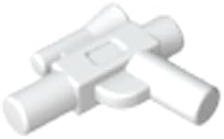 Gobricks GDS-21151 92738 Weapon Gun/Blaster Small, Milky White, 50 pcs | Compatible with LEGO bricks. MOC components for major building brands, consistent color matching.