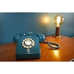 GPO-Retro-GPO746DPBAZ-746-Desktop-Push-Button-Telephone-Azure-Blue