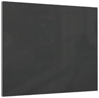 ALLboards Magnetic Black Glass Board 60x40cm, Frameless, Glass Magnetic Board, Tempered Glass, Writing Board