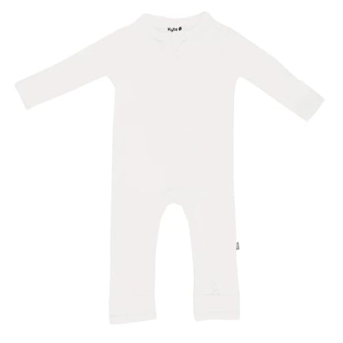 Image of KYTE BABY Unisex Rayon Made From Bamboo Zippered Rompers 0-24 Months