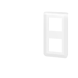 legrand 078822l mosaic plaque de finition verticale pour 2x2 module, blanc
