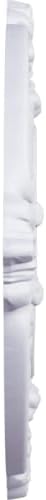 Ekena Millwork CM09BN Benson Ceiling Medallion, 9"OD x 4 1/8"ID x 5/8"P, Primed