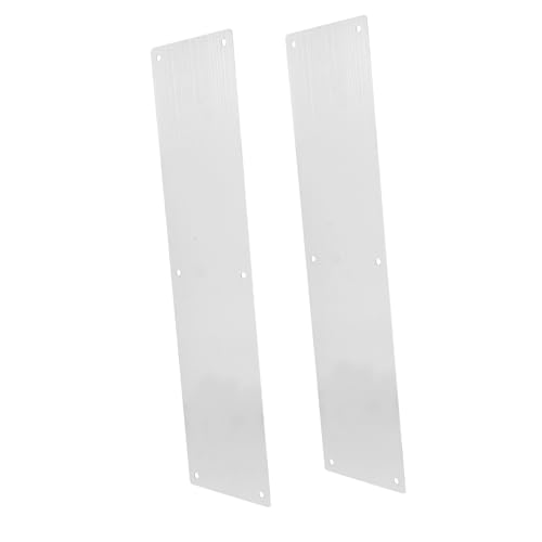 Plaque de protection bas de porte inox pour eviter rayures - 2